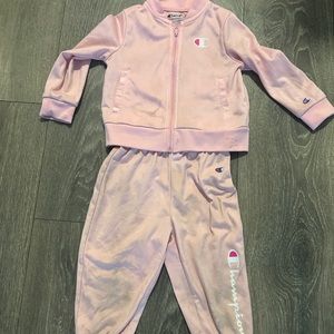Champion Baby Pink Tracksuit
